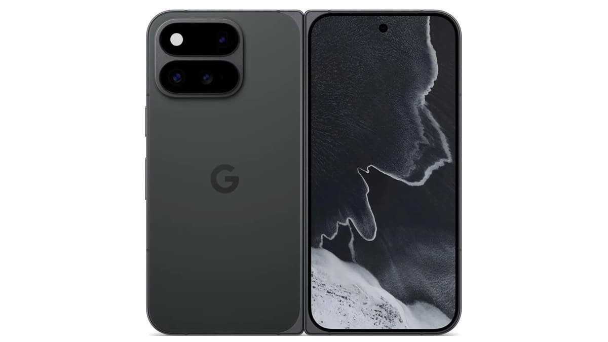 Google Pixel 11 Pro Fold open in Obsidian