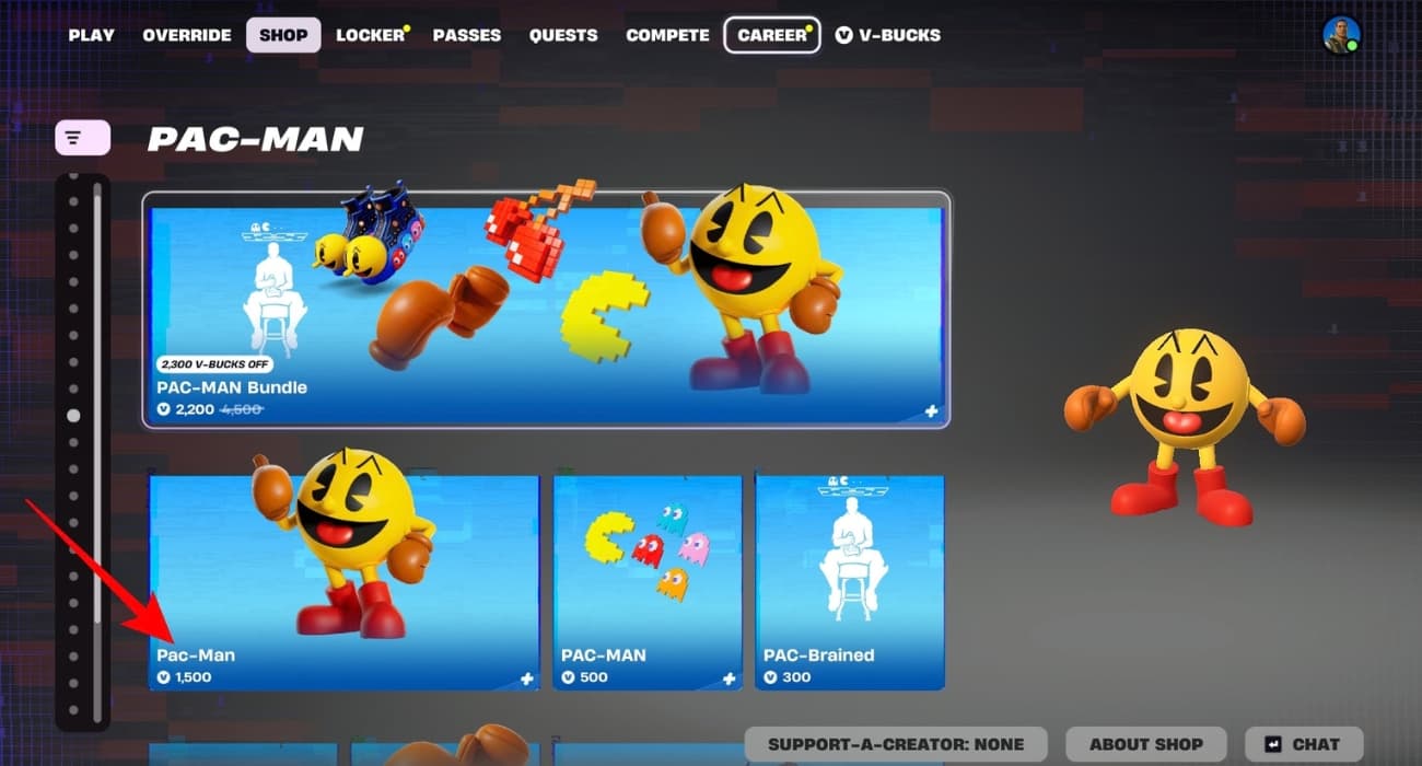 Choose the Pac-Man Sidekick
