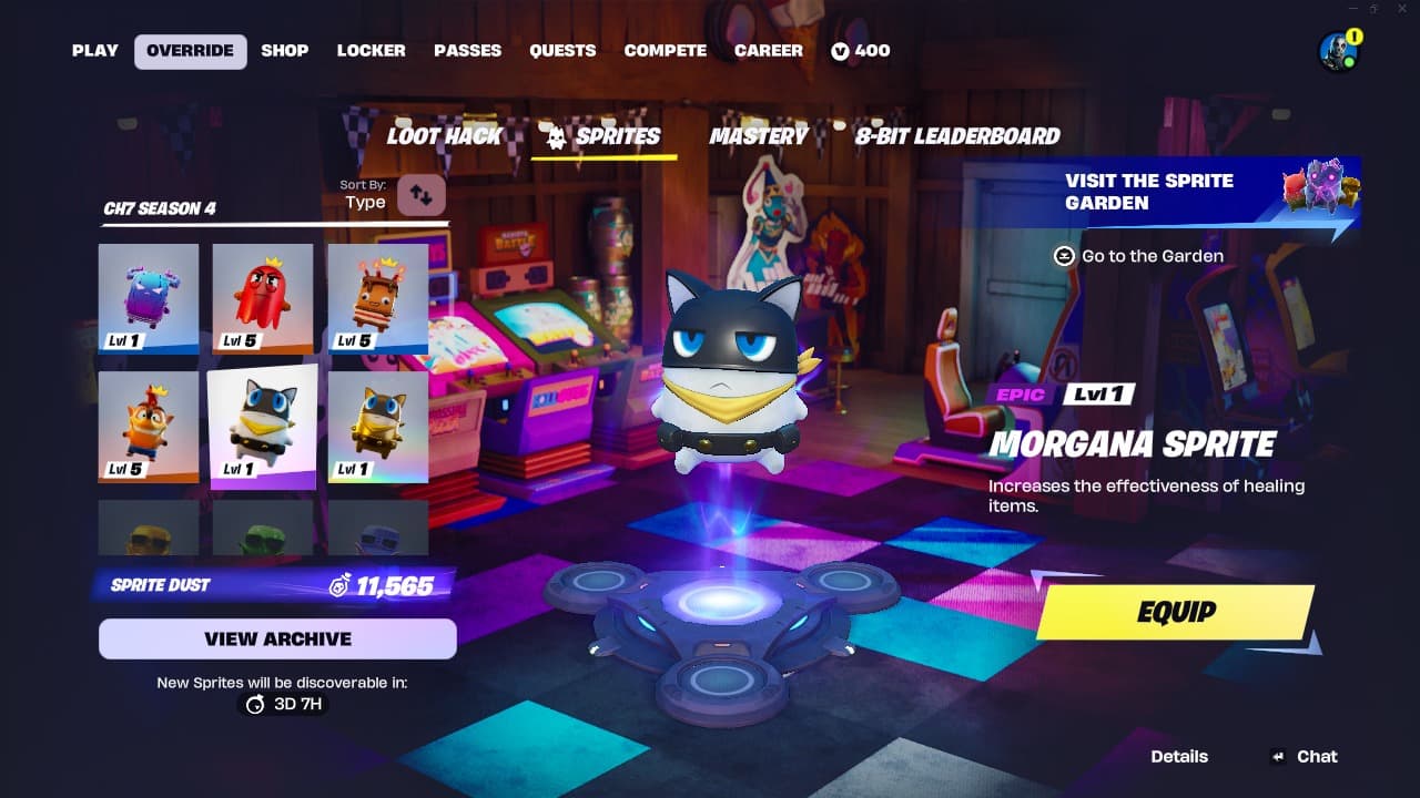 Morgana Sprite in Fortnite