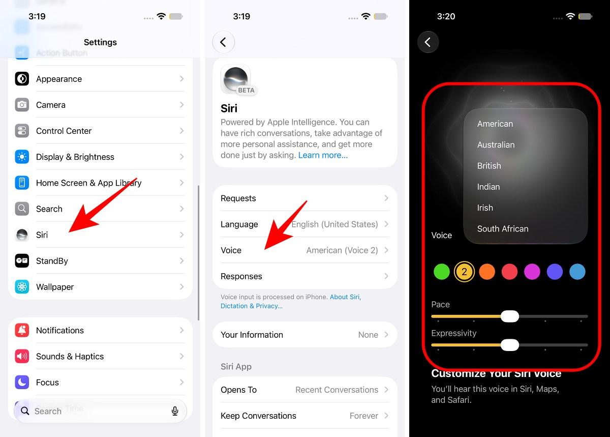Siri gets a new voice on newer iPhones