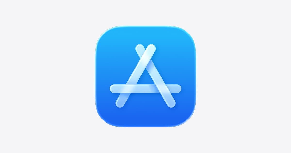 Apple App Store icon on a light background