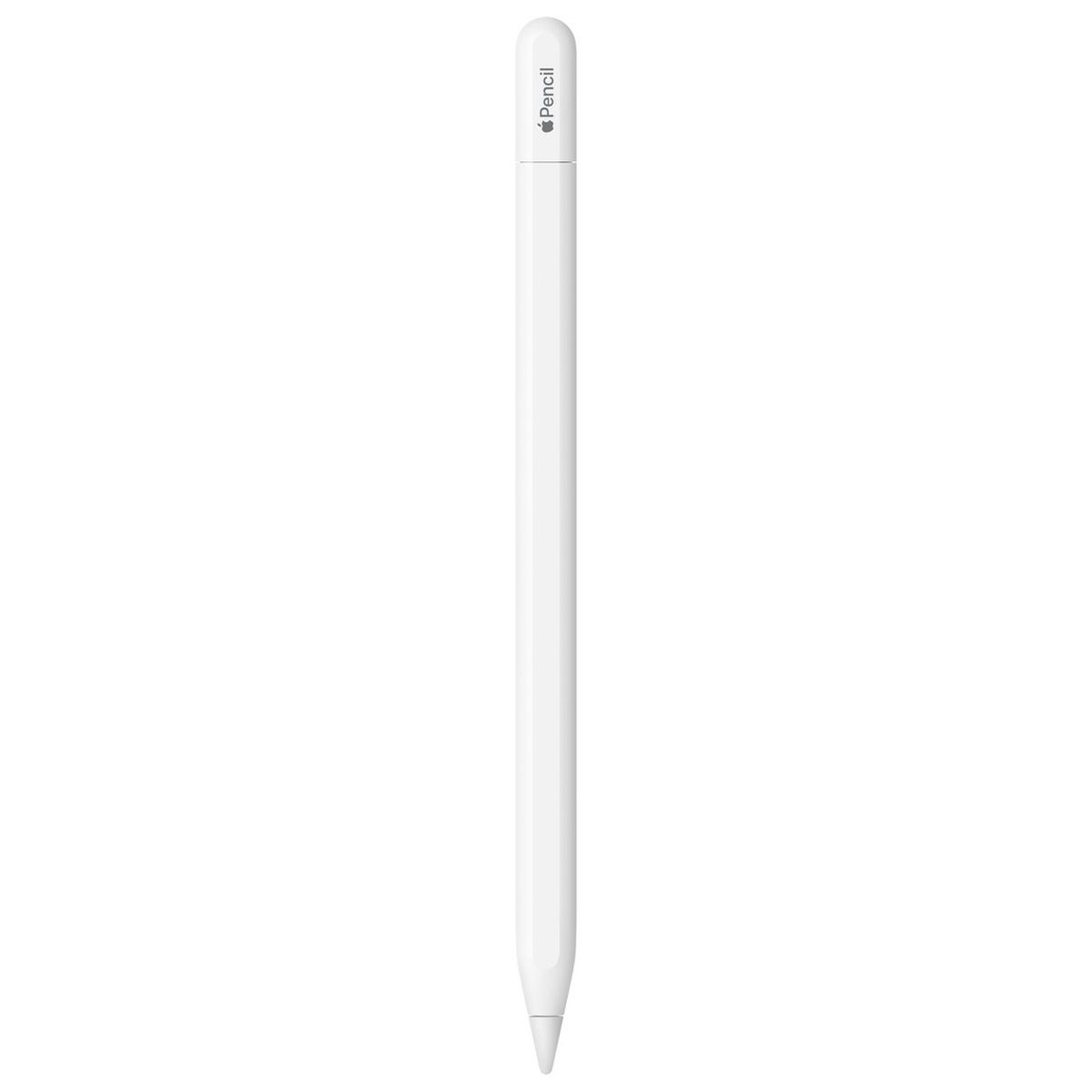 Apple Pencil with USB-C on white background