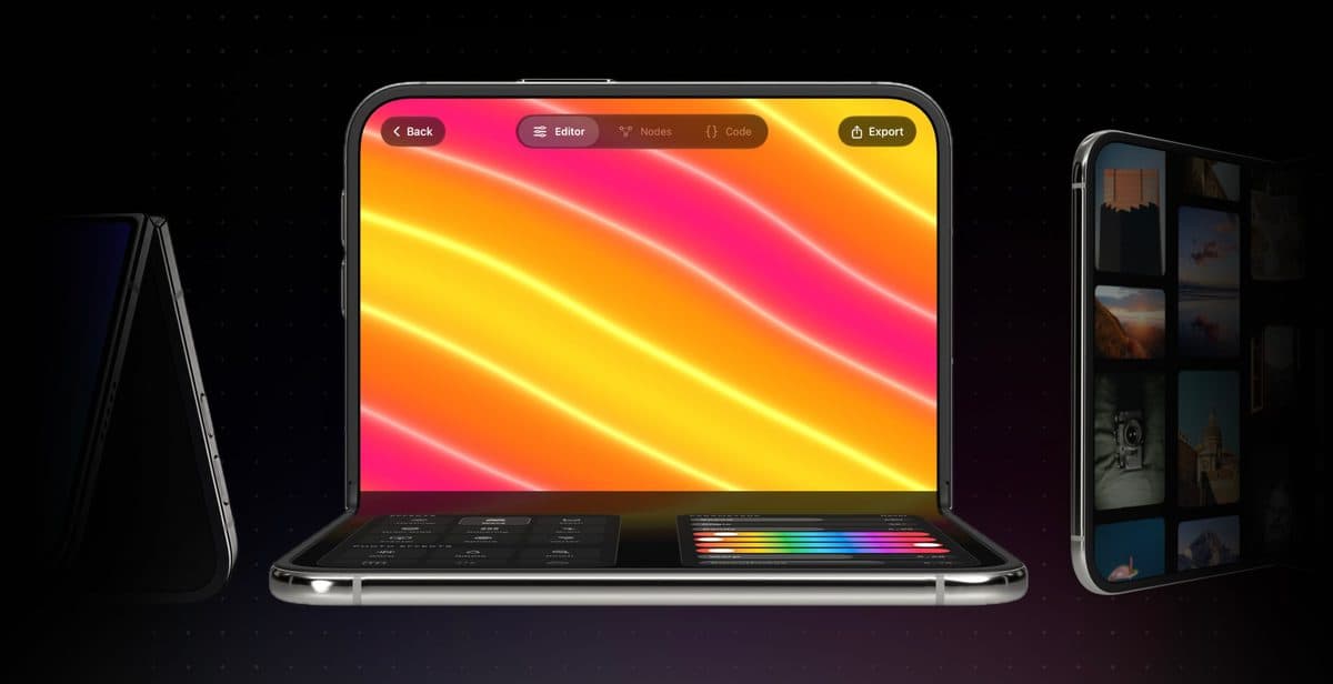 Bitrig workspace showing 3D iPhone Duo simulator and code editor, official Bitrig image