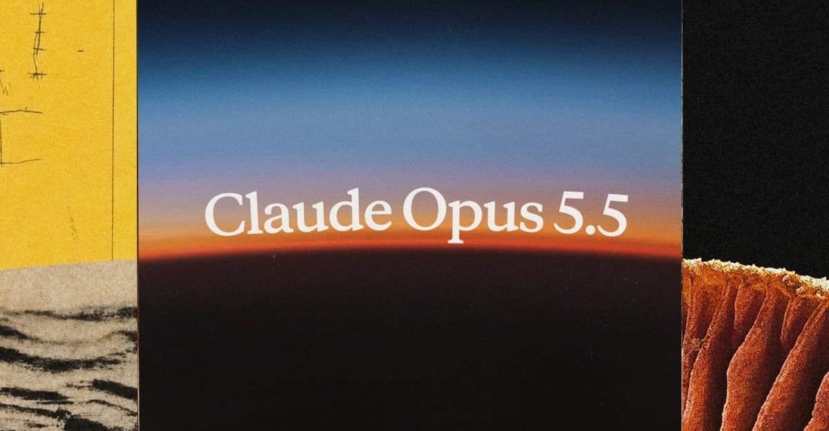 Claude Opus 5.5 launch artwork from Anthropic