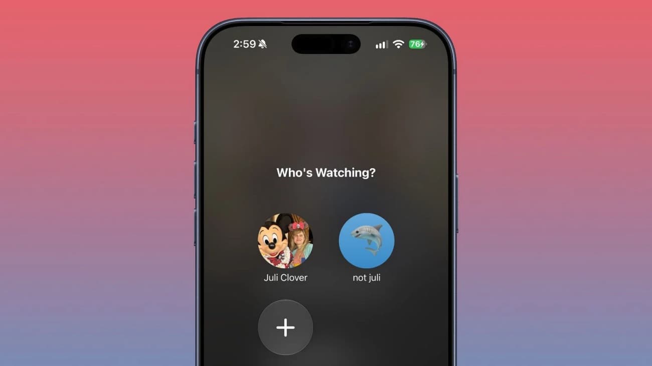 Apple TV adds profiles on iPhone