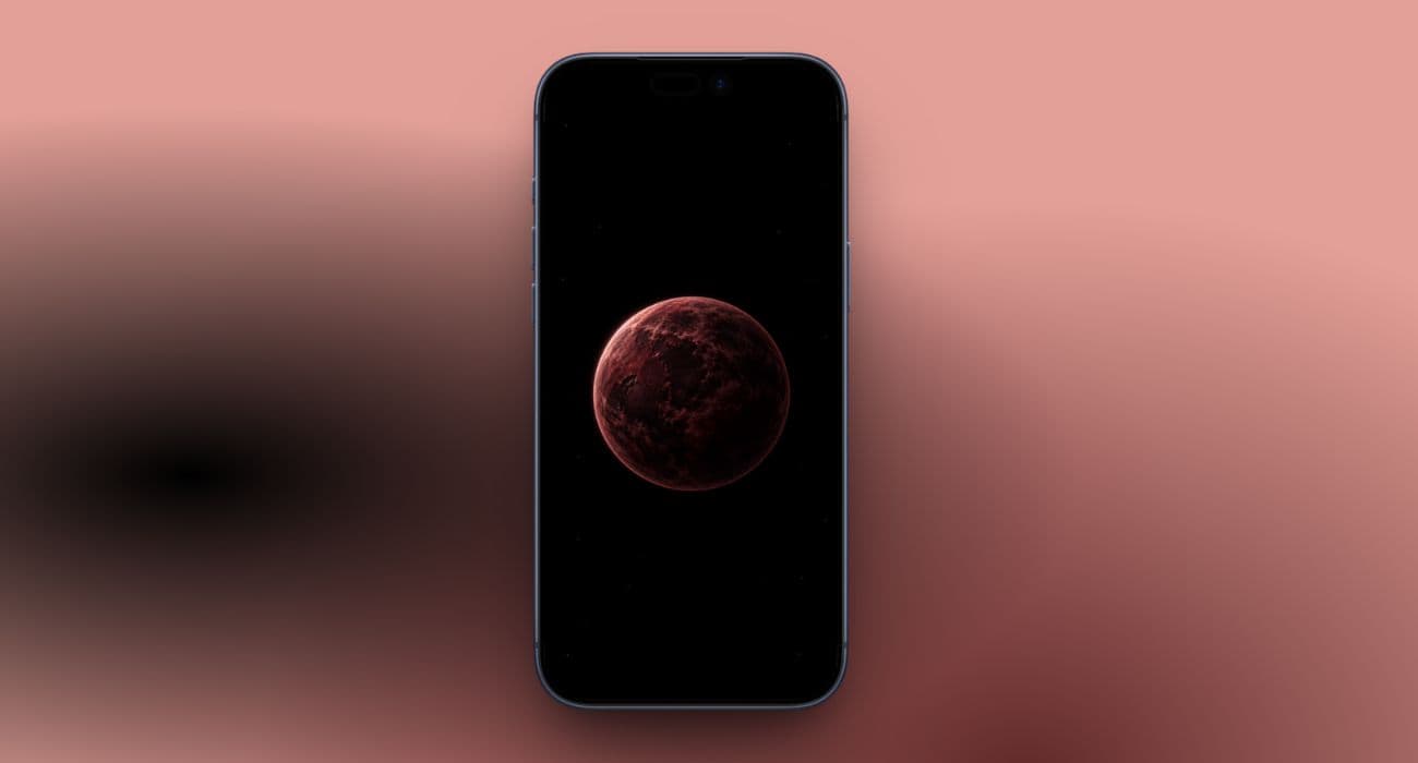 Burgundy planet