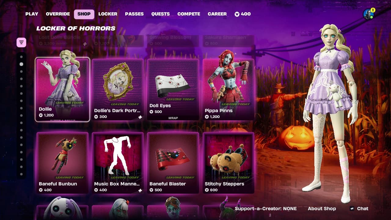 Dollie Locker of Horrors Fortnite