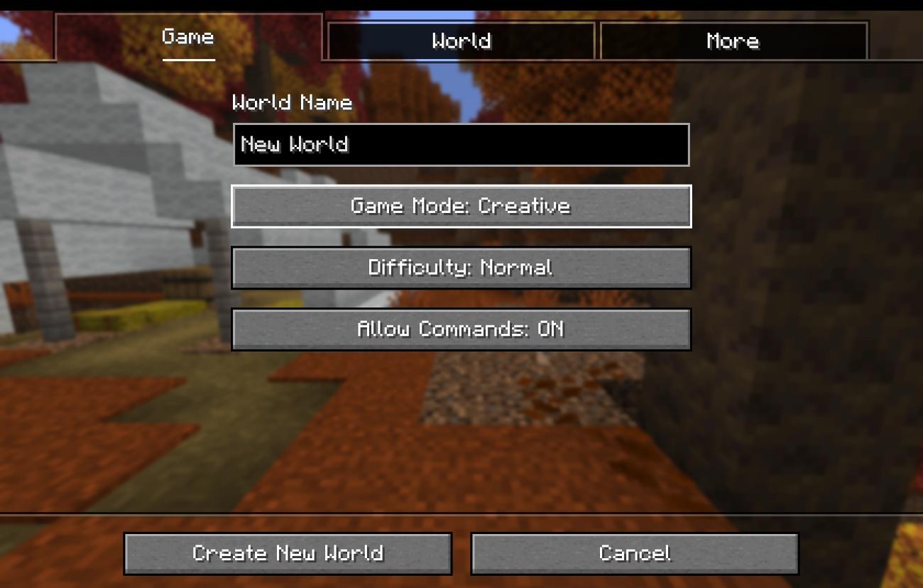 Gamemodes in Minecraft