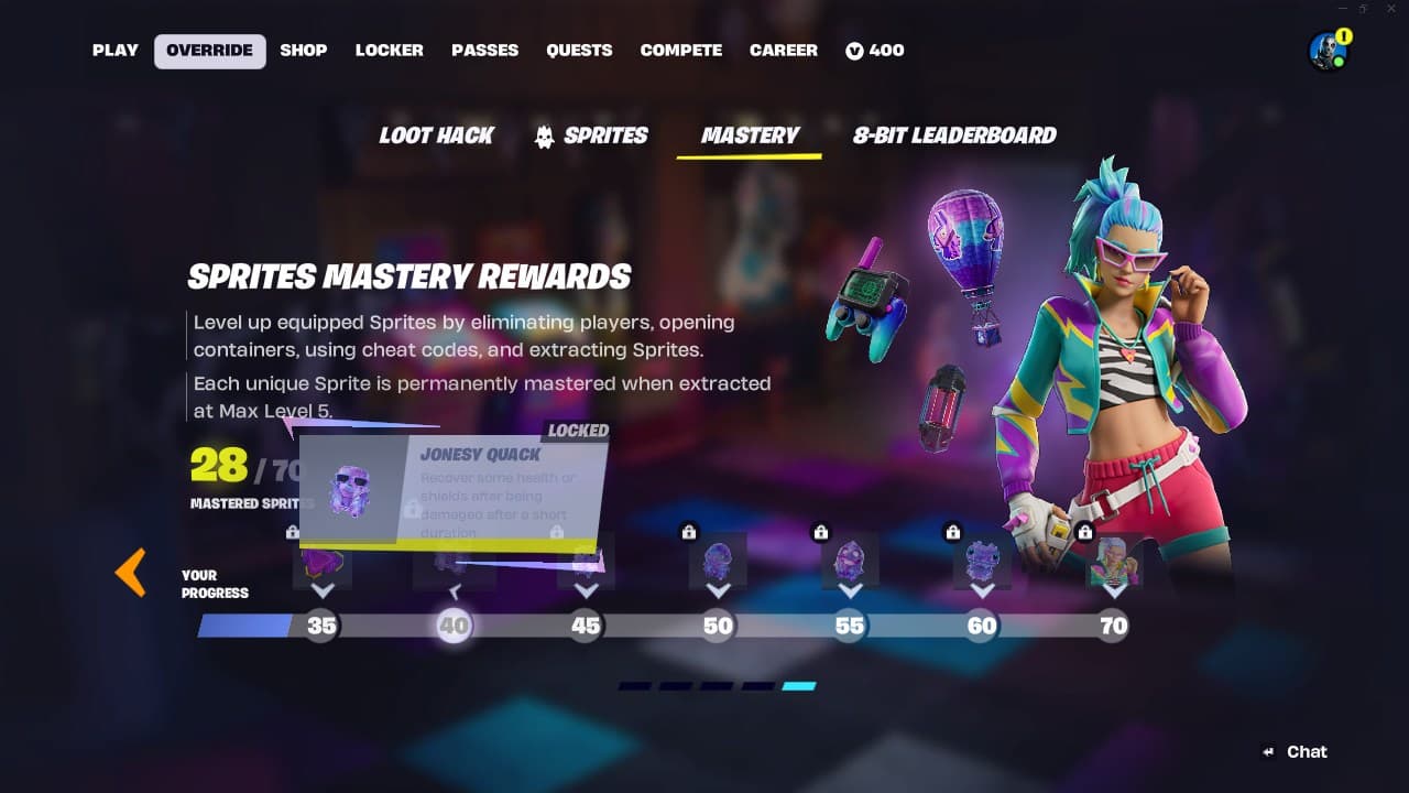 Get Quack sprite in Fortnite