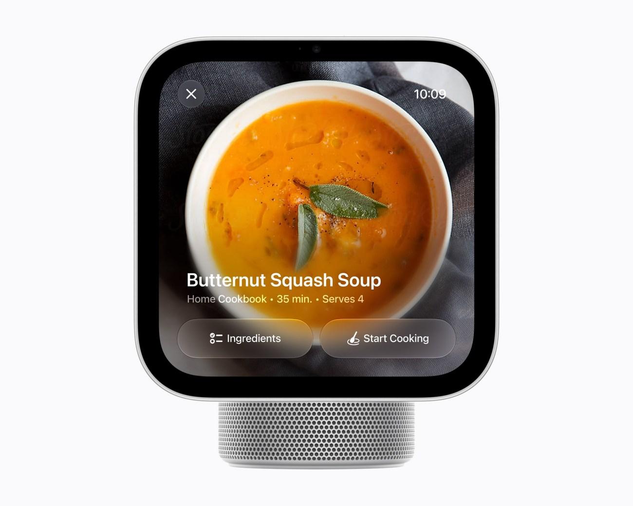 Kitchen features in Apple HomeView