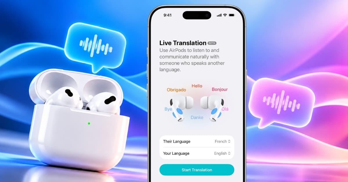 Live Translation with AirPods on iOS 27