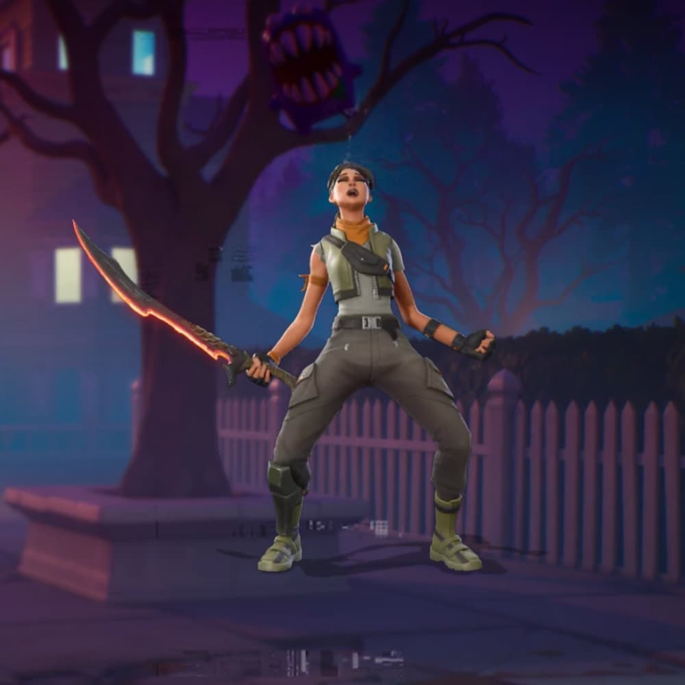 Predator's Sword Slash emote