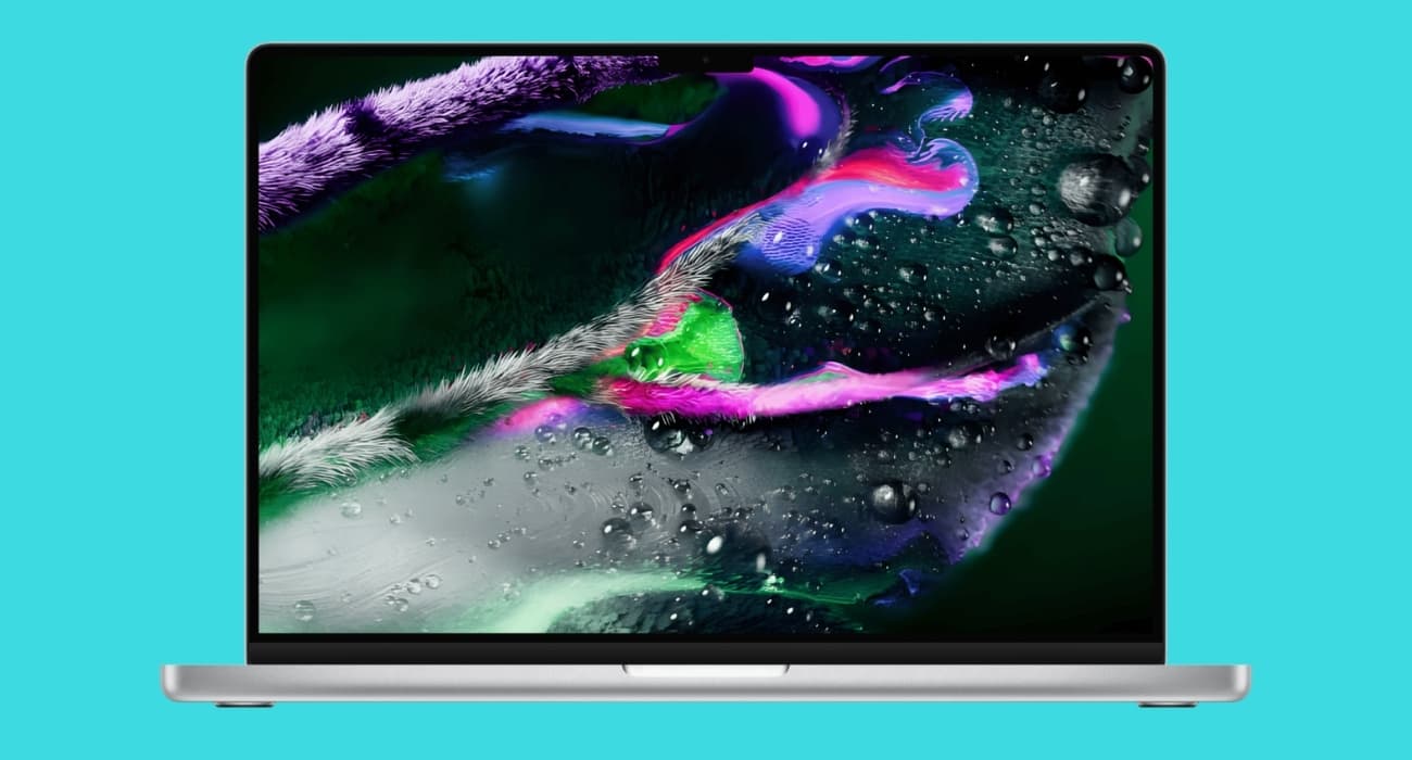 Purple and green flow wallpaper