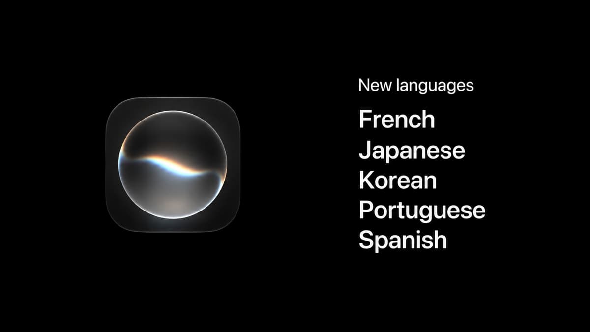 Siri AI adds support for five more languages
