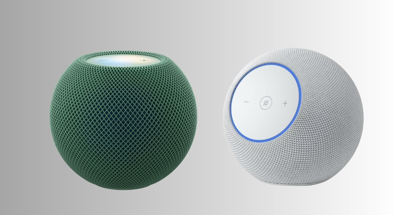 Size and sound HomePod mini 2 vs. Echo Studio