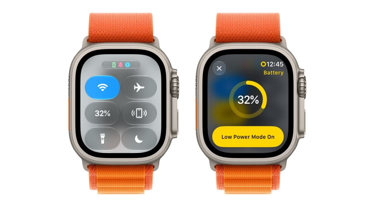 Turn off Low Power Mode on Apple Watch