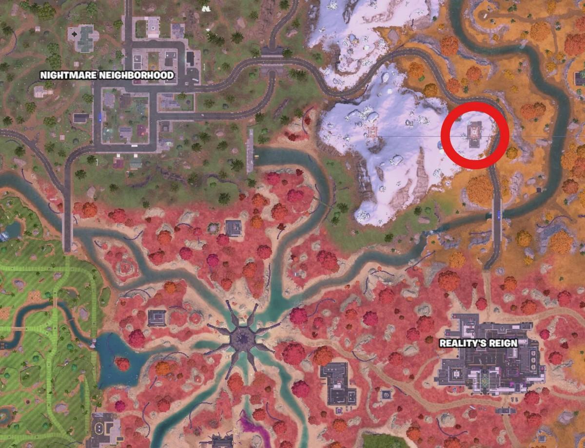 Yeat map location in Fortnite