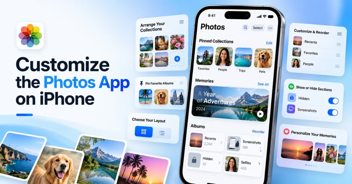 customize the Photos app on iPhone