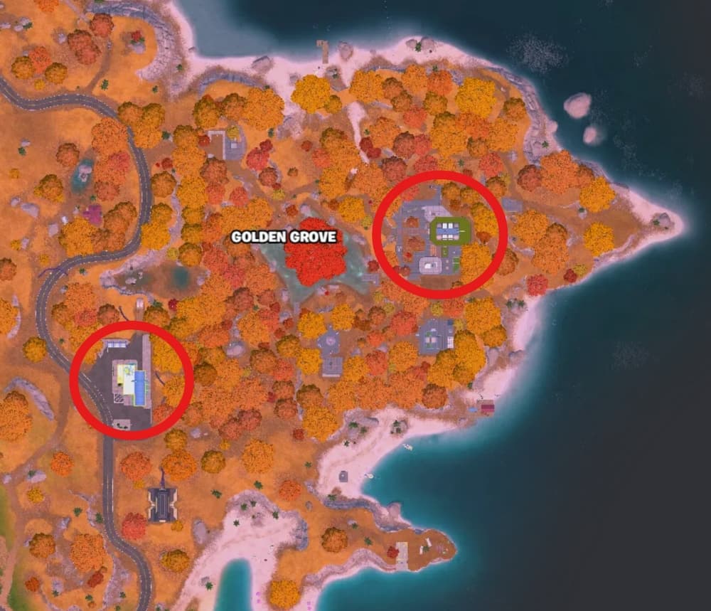 golden grove bonnie locations fortnite