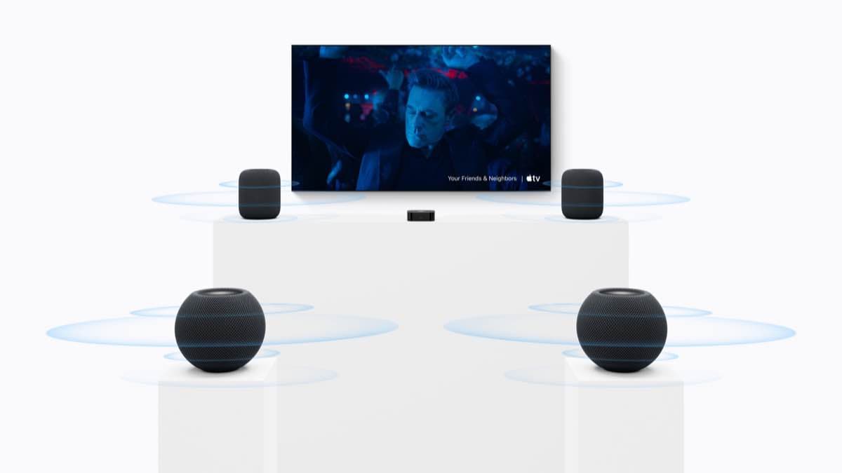 homepod mini 2 surround apple tv