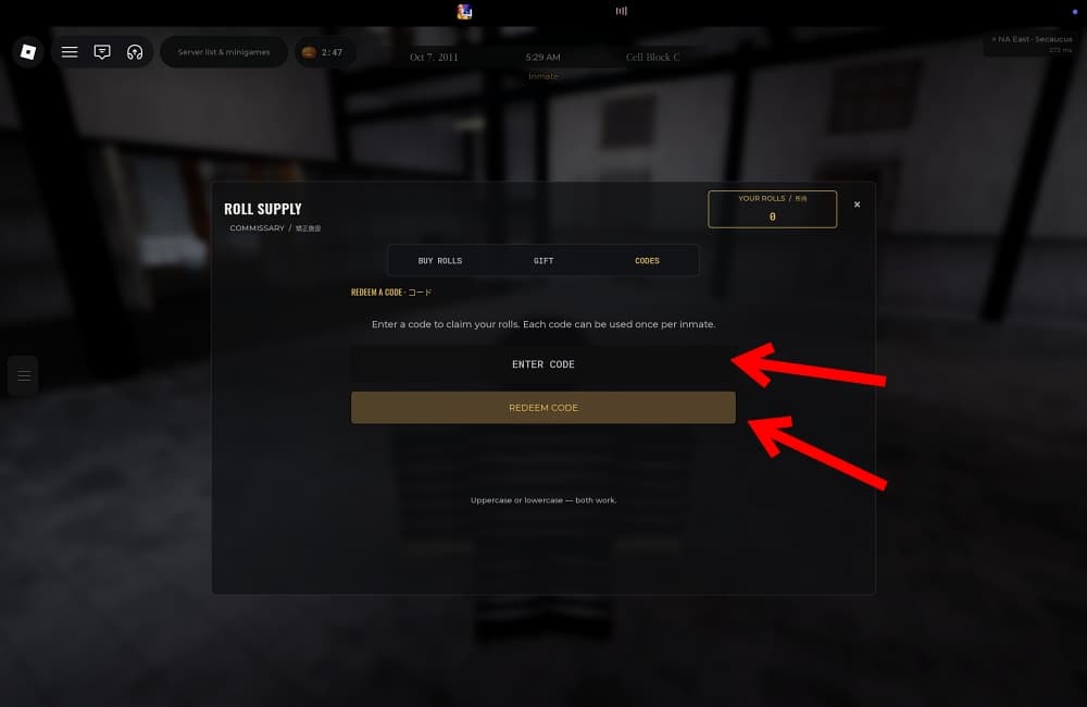 redeem Komorebi Prison codes in Roblox