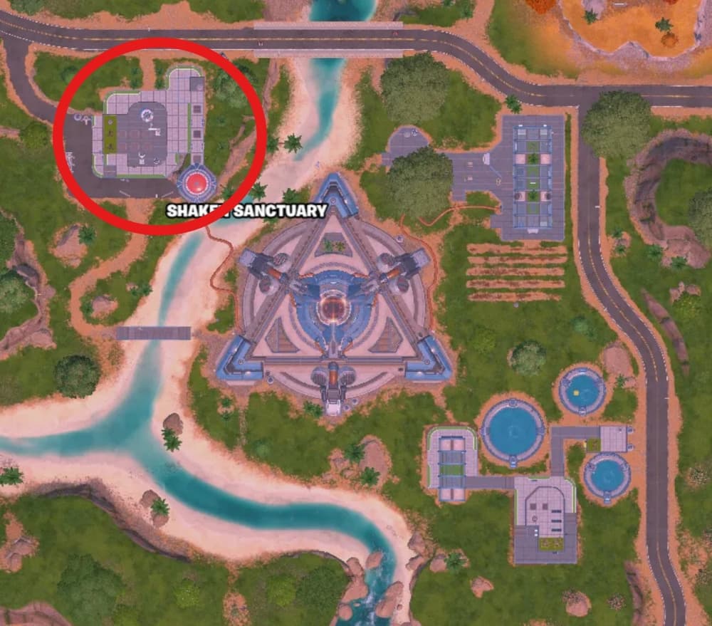 shaken sanctuary bonnie location fortnite