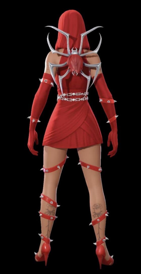 Scarlet Wings Back Bling