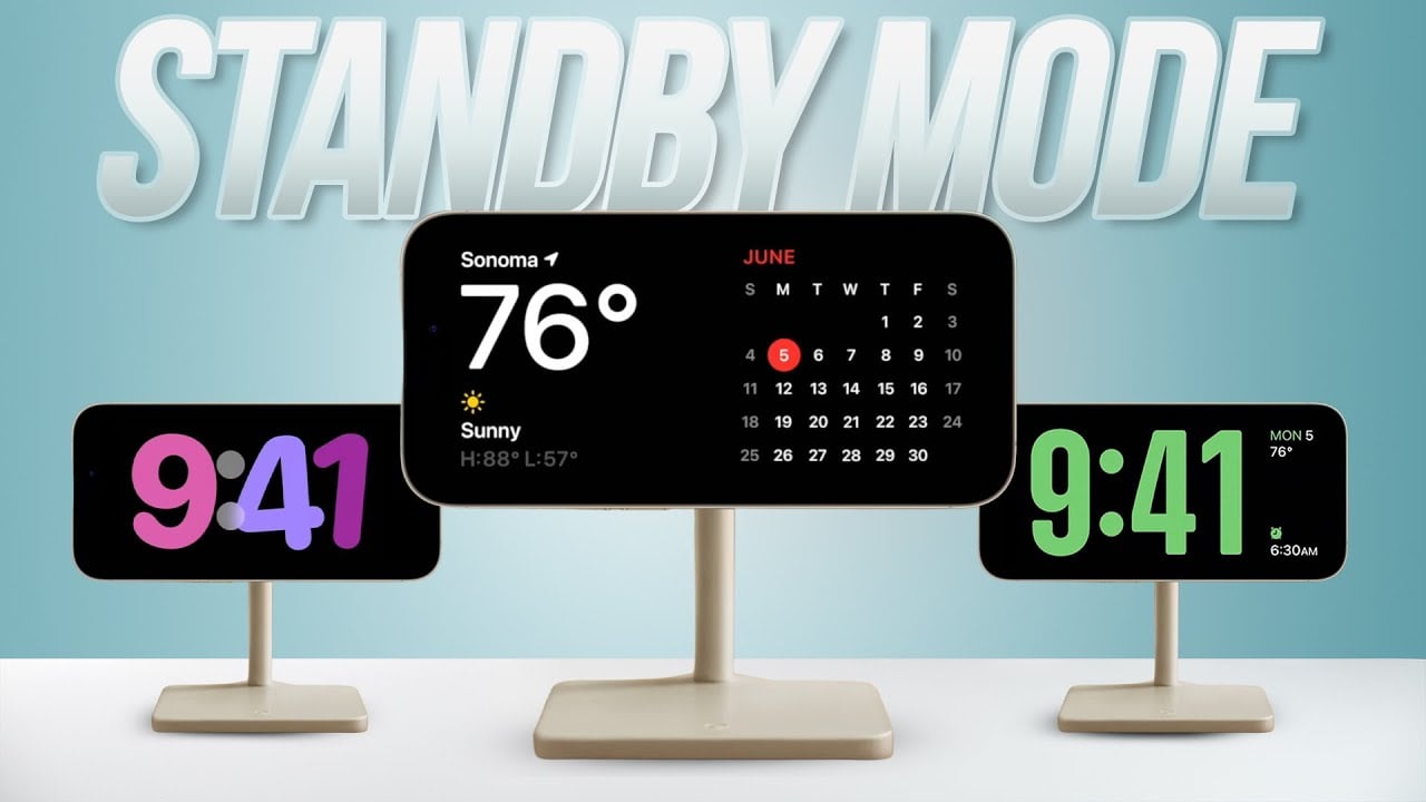 How to Use Standby Mode in iOS 17 🔥