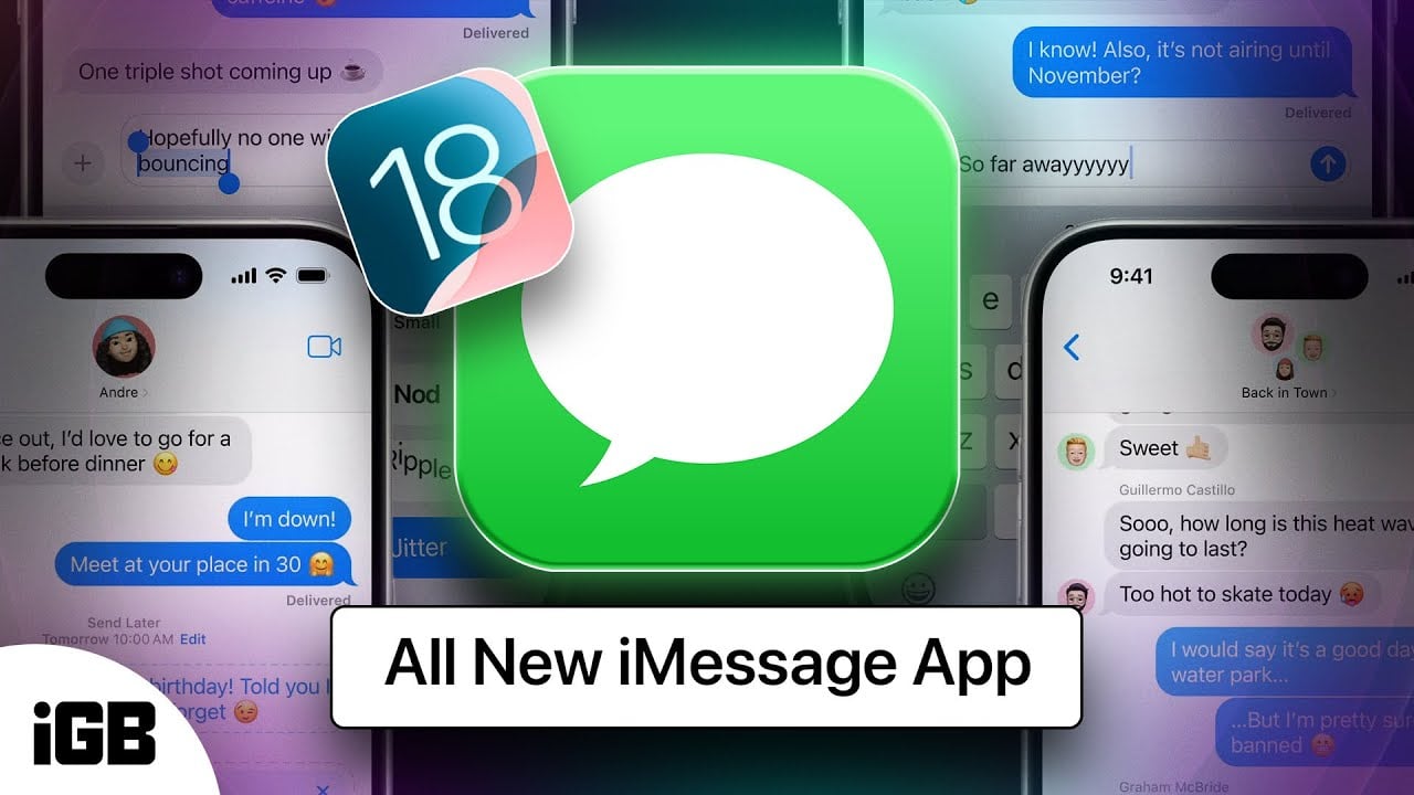 iOS 18 Messages App Features: Schedule Messages, Text Effects and More 📱 🔥🔥