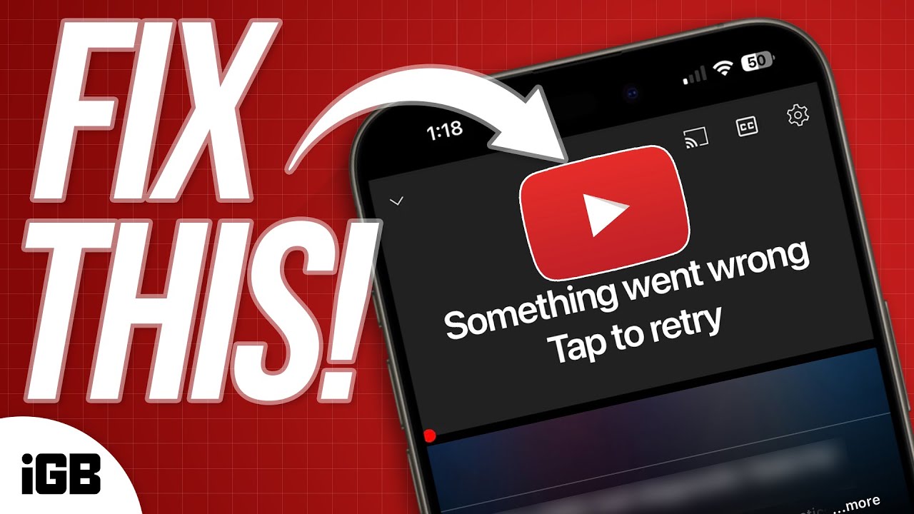 YouTube video player