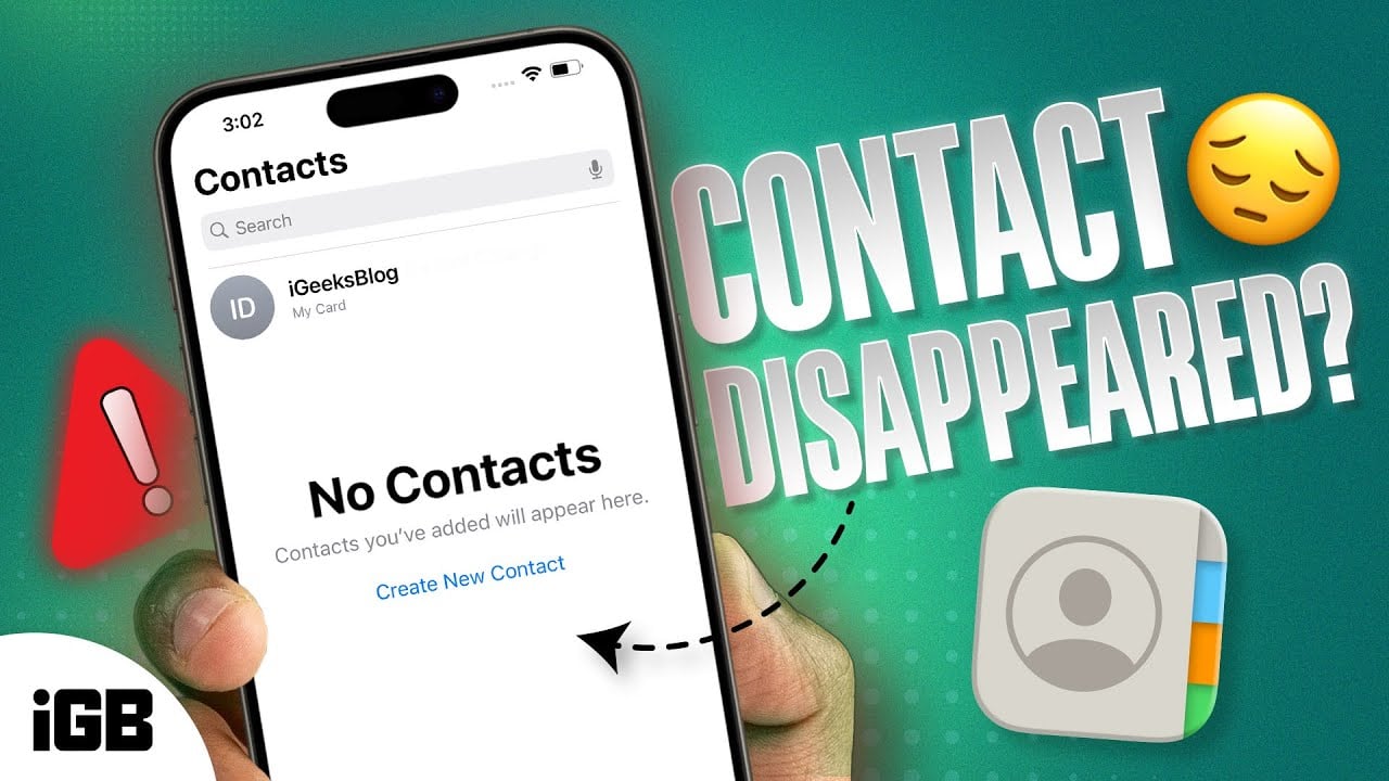 iPhone Contacts Disappeared? 9 Ways to Get Them Back (iOS 17)