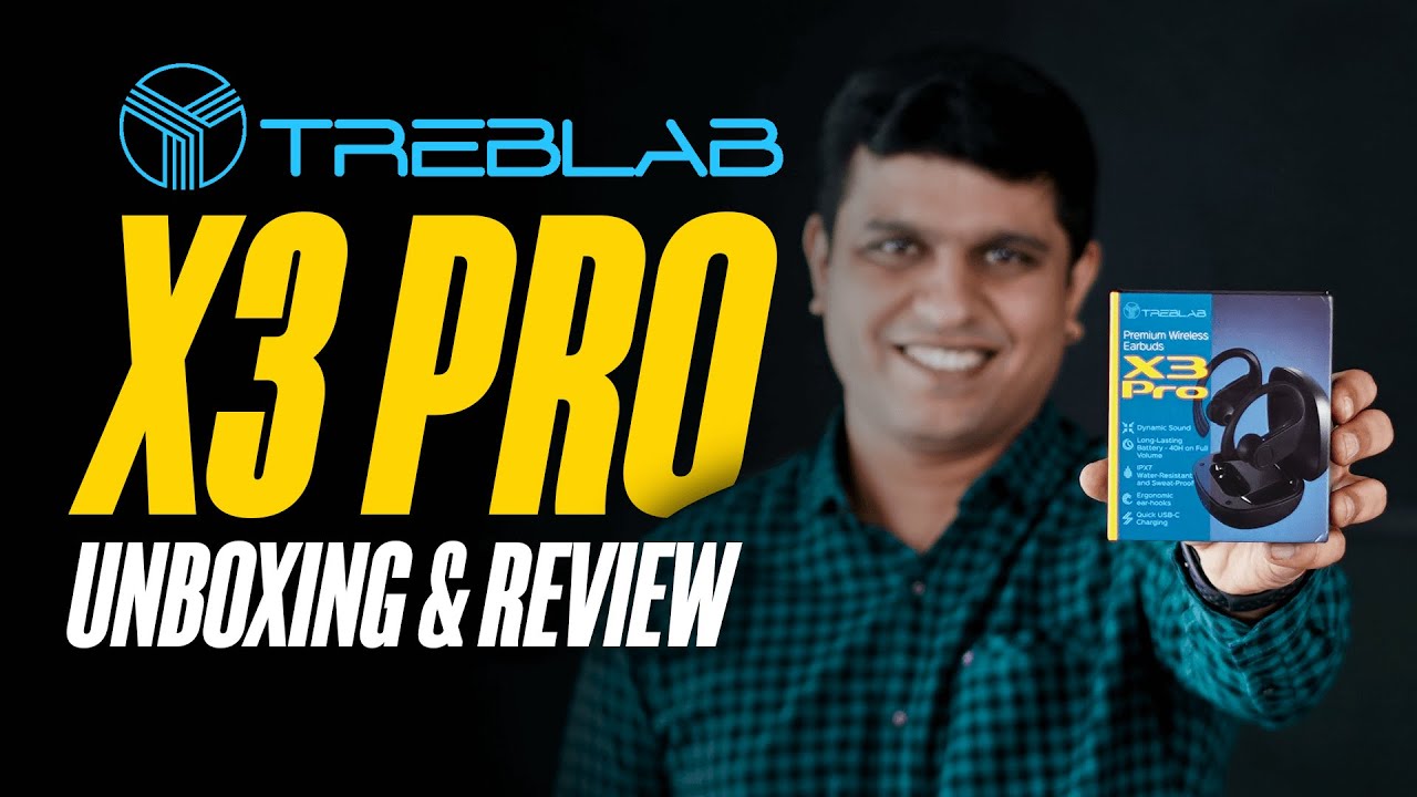 Treblab X3 Pro - A True Wireless Sport Earbuds