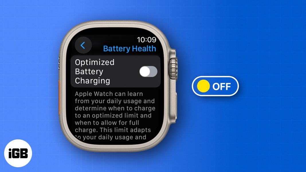 How to turn off Optimized Battery Charging on Apple Watch - 74