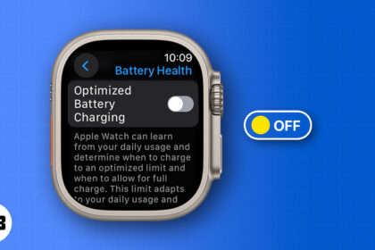 How to turn off Optimized Battery Charging on Apple Watch