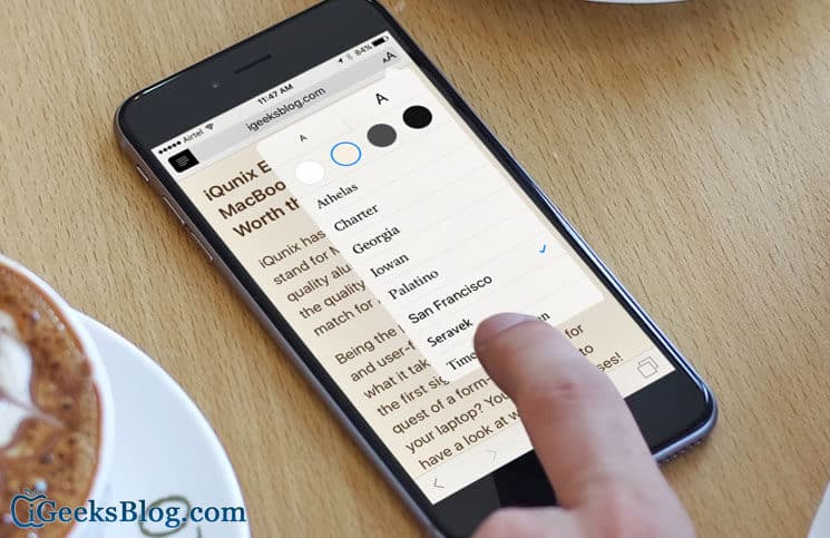 How to Customize Safari Reader Mode on iPhone and iPad