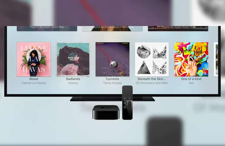 How to stop background music on apple tv