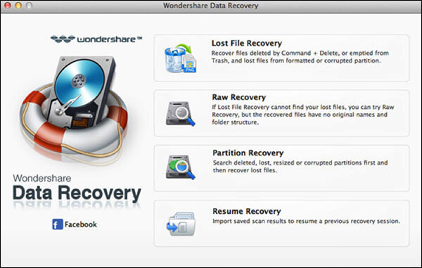 How to recover files from Memory card using Wondershare on Mac