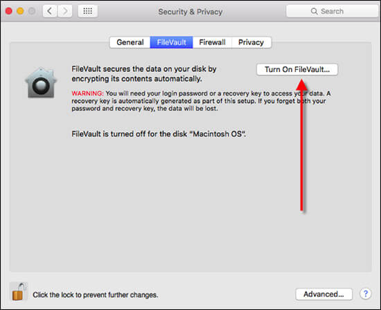 How to Encrypt Mac HDD and External USB in Mac using FileVault - 70