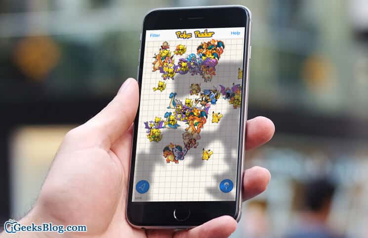 How to Find Pokemon on iPhone using Poke Radar App