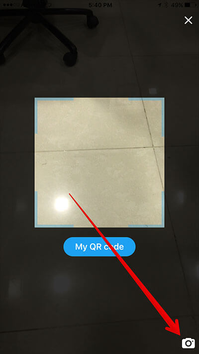 How to Use Twitter QR Code on iPhone - 21