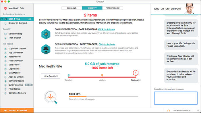 Threat Protection by iDoctor for Mac