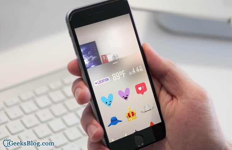 How to use geostickers in instagram stories on iphone