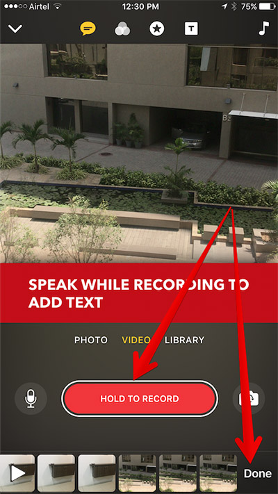 How to Add and Edit Live Title in Clips App on iPhone - 22