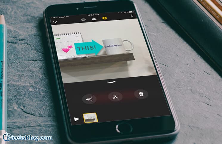 How to add overlays and emojis to videos in clips app on iphone