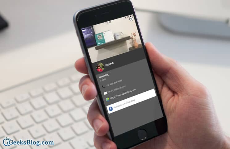 How To Create Multimedia Digital Business Card On IPhone