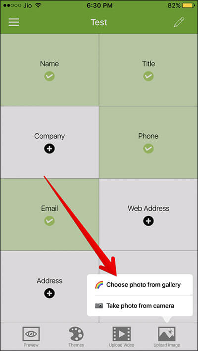 How to Create Digital Business Card on iPhone and iPad - 52
