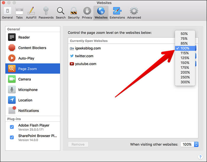 Zoom currently open website in safari on mac Zoom Currently Open Website in Safari on Mac