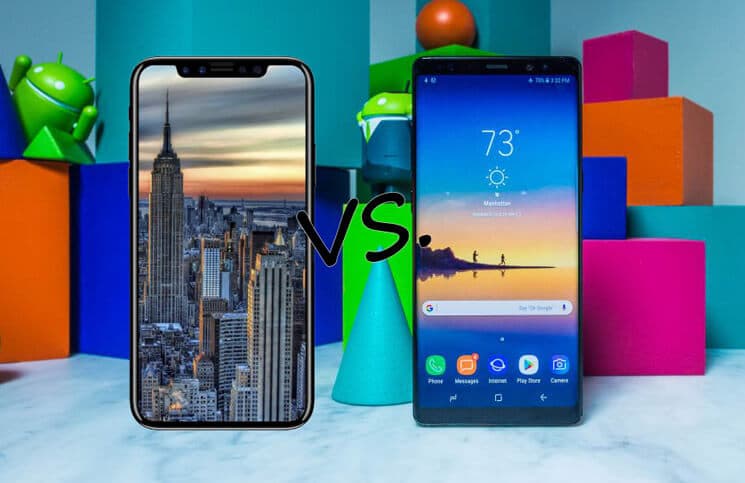 iPhone 8 Versus Galaxy Note 8