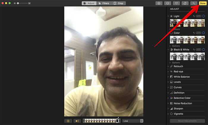 Editing Live Photo on Mac