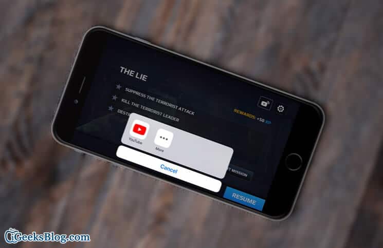 How to Live Stream iPhone/iPad’s Screen to YouTube